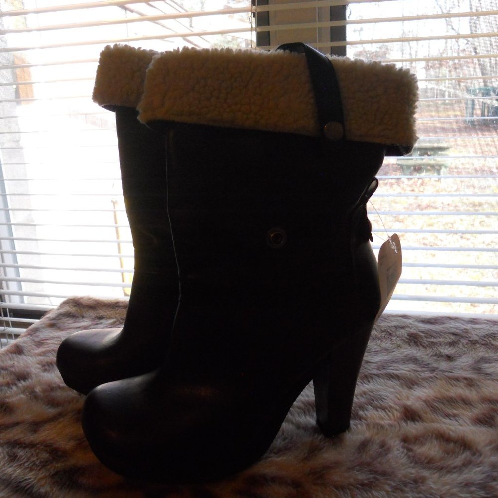 no boundaries new size 8 winter black boots